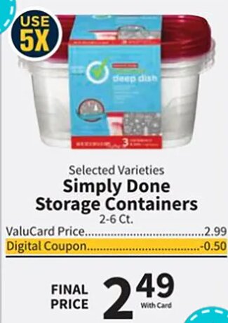 Simply Done Storage Containers