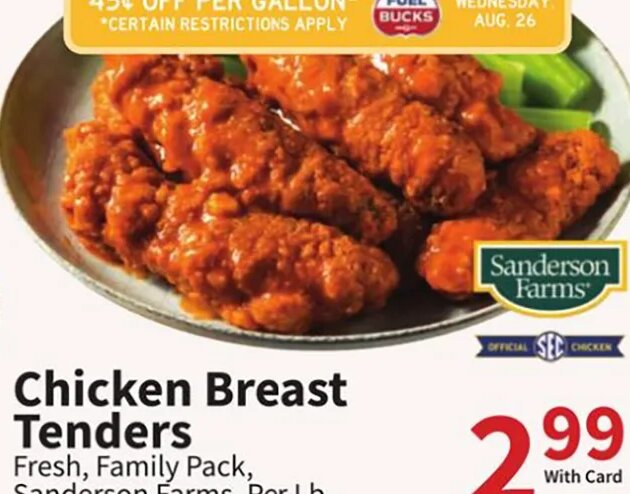 Chicken Breast Tenders at Food City