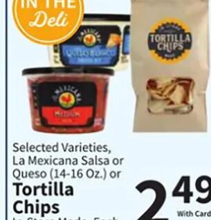 Tortilla Chips at Food City