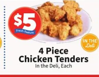 4 Piece Chicken Tenders