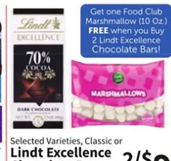 Lindt Excellence Chocolate Bars