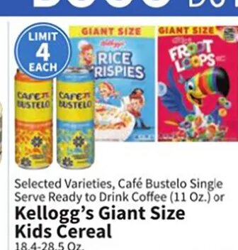 Kellogg's Giant Size Kids Cereal