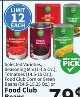 Food Club Beans