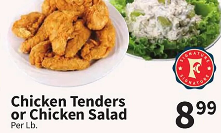 Chicken Tenders or Chicken Salad