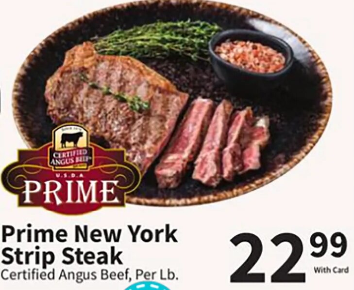 Prime New York Strip Steak