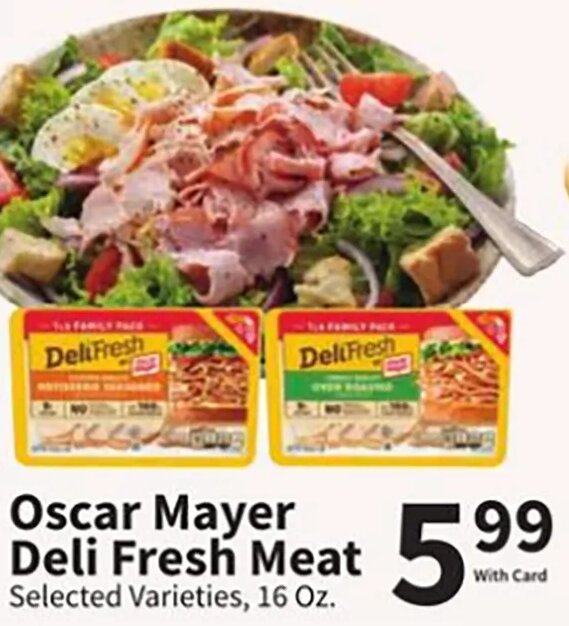Oscar Mayer Deli Fresh Meat at Food City