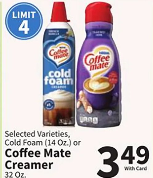 Coffee Mate Creamer at Food City