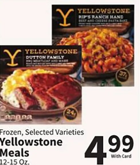 Yellowstone Meals