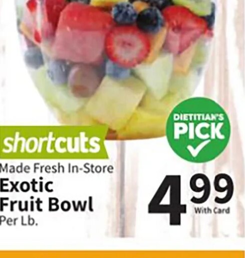 Shortcuts Exotic Fruit Bowl