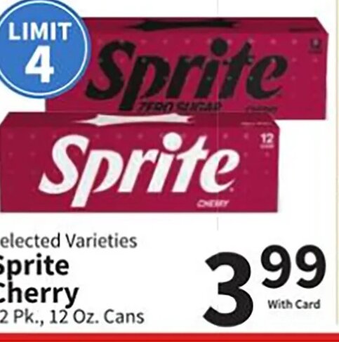 Sprite Cherry at Food City
