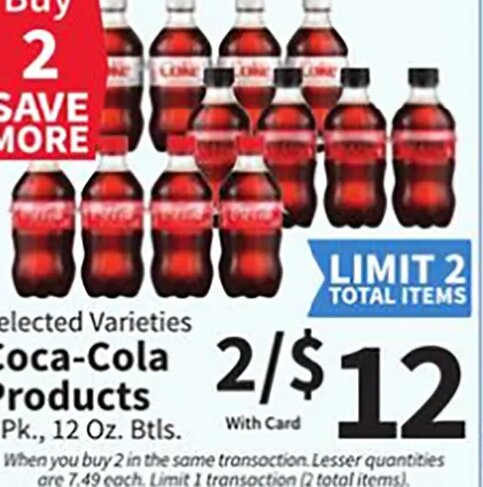 Coca-Cola Products at Food City
