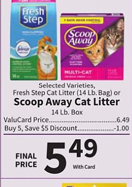 Scoop Away Cat Litter