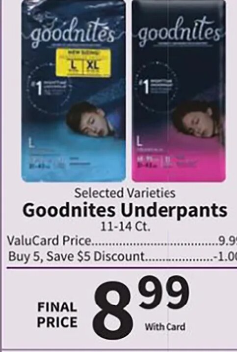 Goodnites Underpants