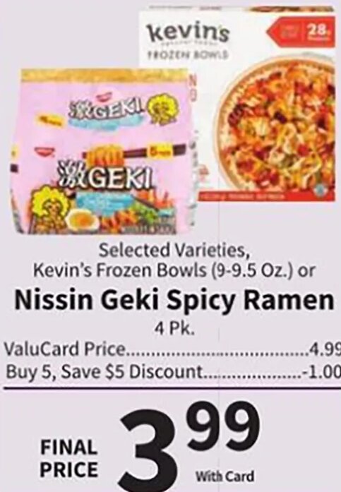 Nissin Geki Spicy Ramen
