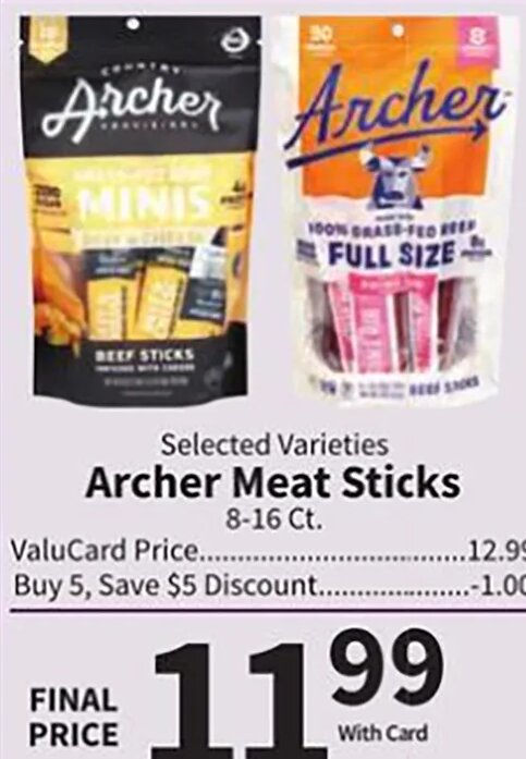 Archer Meat Sticks