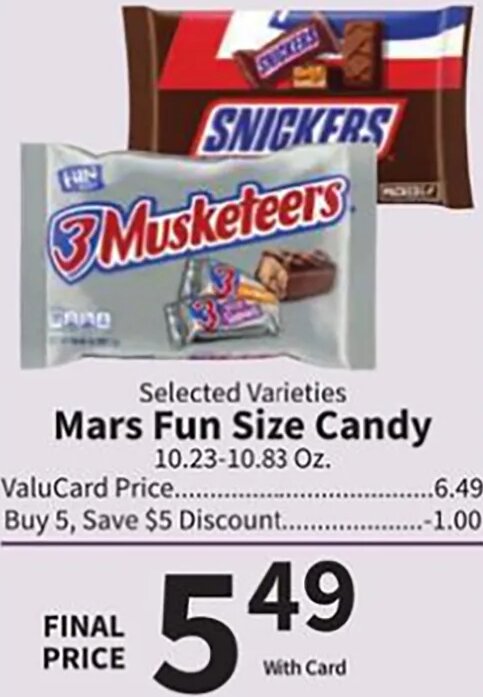 Mars Fun Size Candy