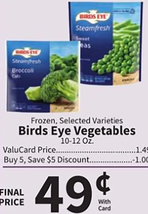 Birds Eye Vegetables