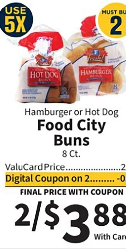 Food City Buns at Food City