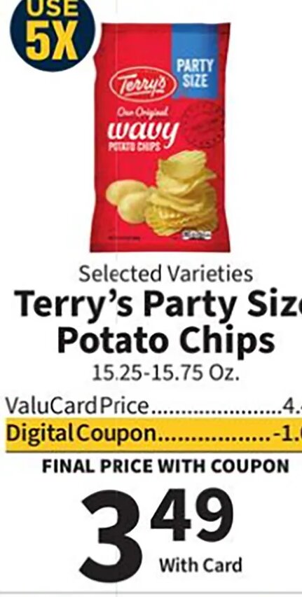 Terry's Party Size Potato Chips