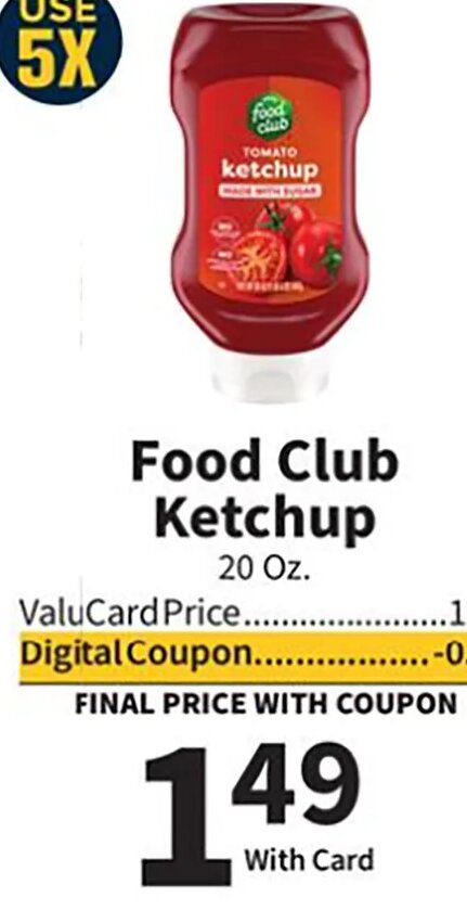 Food Club Ketchup