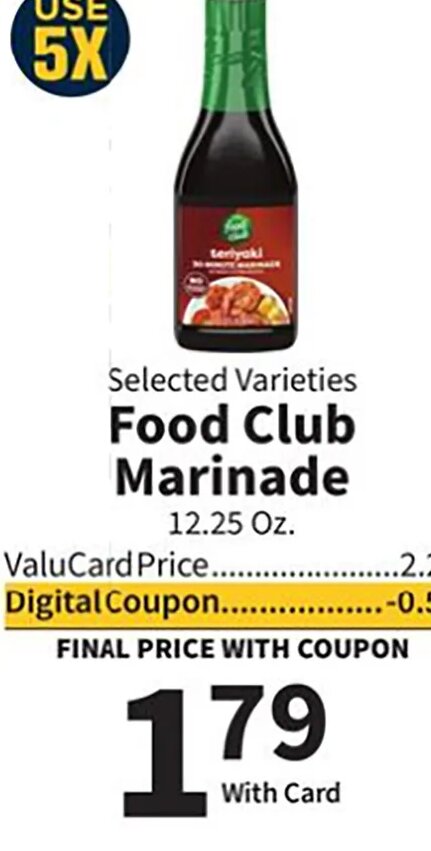 Food Club Marinade