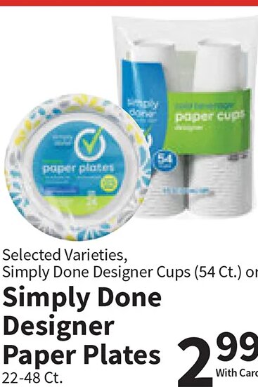 Simply Done Designer Paper Plates