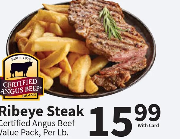 Ribeye Steak at Food City