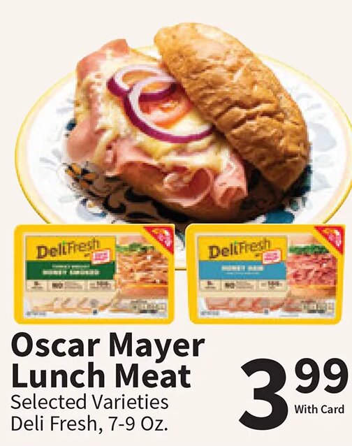 Oscar Mayer Lunch Meat