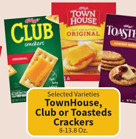 TownHouse, Club or Toasteds Crackers