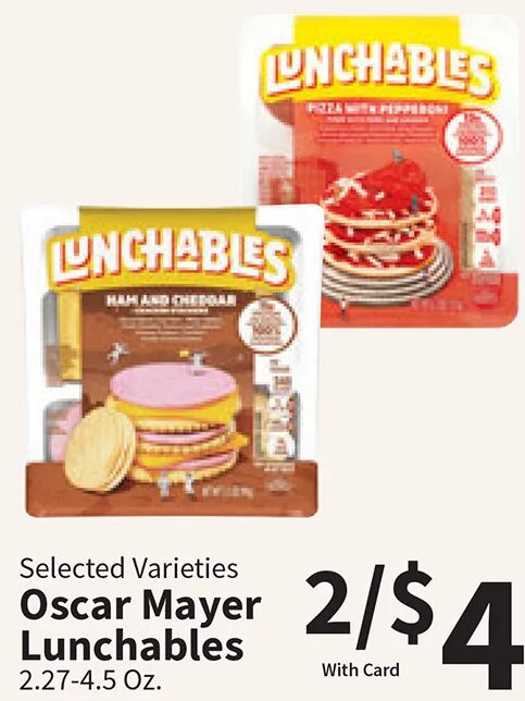 Oscar Mayer Lunchables at Food City