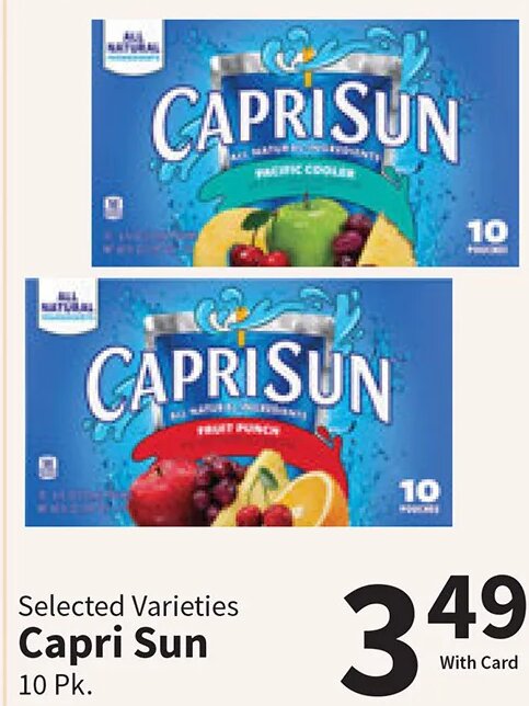 Capri Sun at Food City