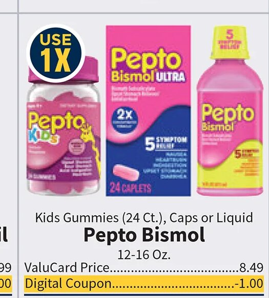 Pepto Bismol