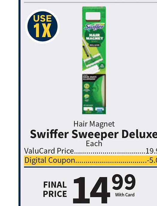Swiffer Sweeper Deluxe at Food City