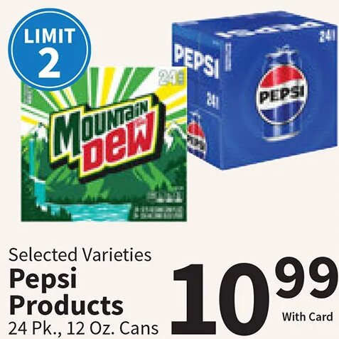Pepsi Products at Food City