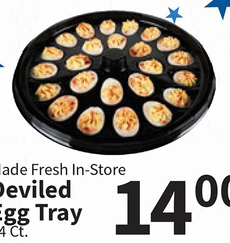 Deviled Egg Tray at Food City