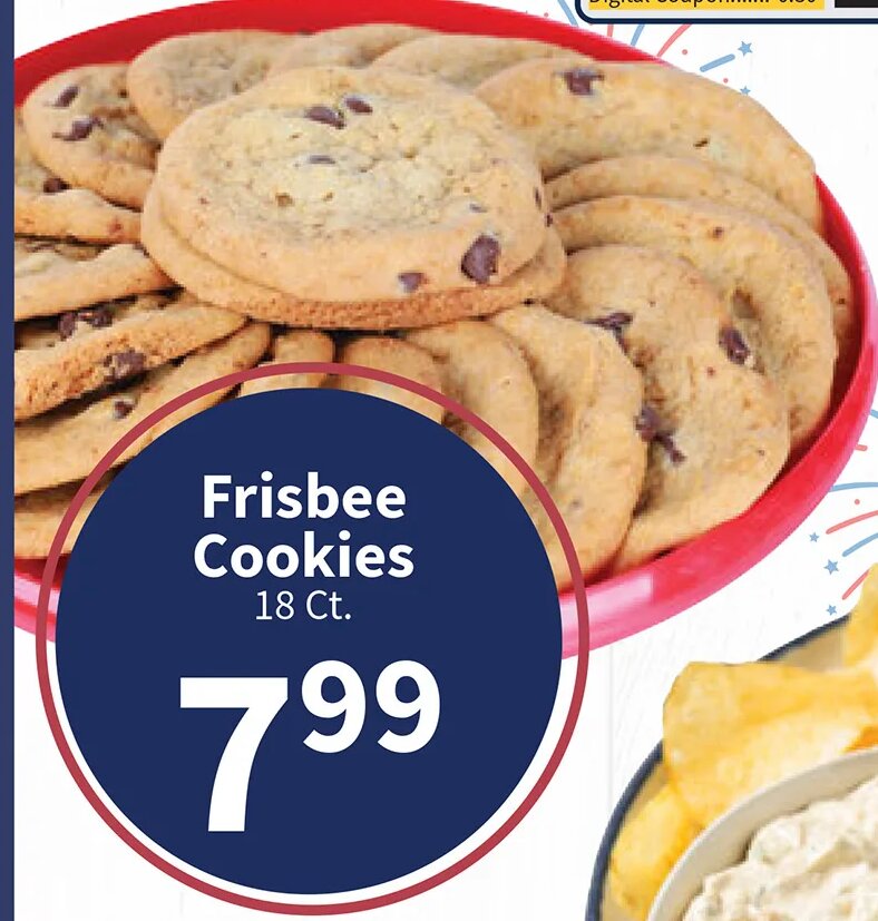 Frisbee Cookies at Food City