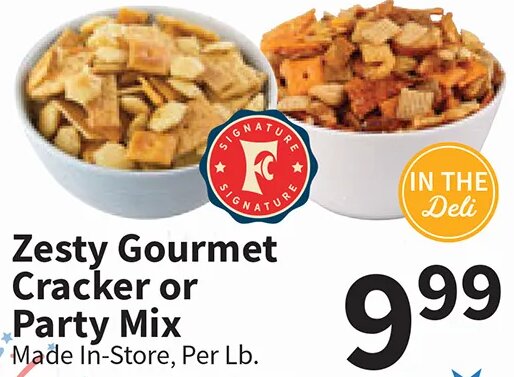 Zesty Gourmet Cracker or Party Mix at Food City