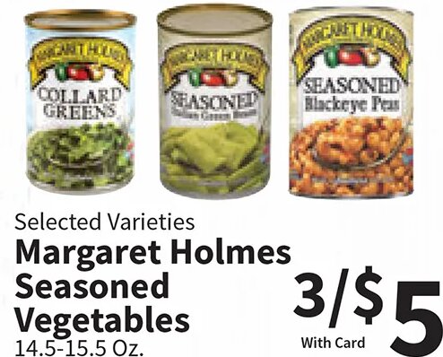 Margaret Holmes Seasoned Vegetables