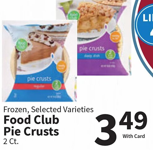 Food Club Pie Crusts