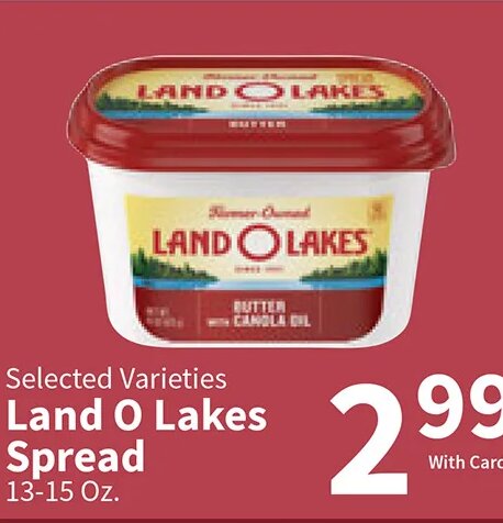 Land O Lakes Spread at Food City