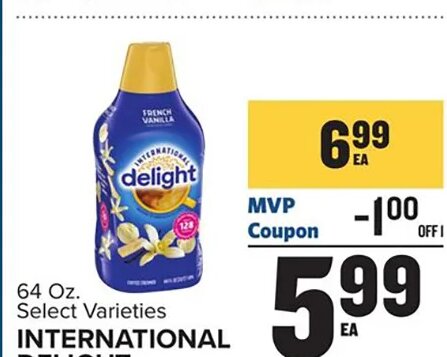 INTERNATIONAL DELIGHT CREAMER