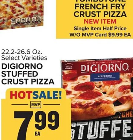 Digiorno Stuffed Crust Pizza at Food Lion
