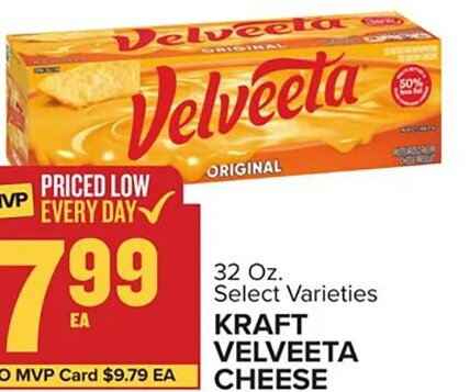 KRAFT VELVEETA CHEESE