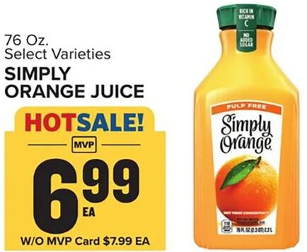 SIMPLY ORANGE JUICE