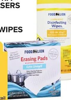 FOOD LION DISINFECTING WIPES