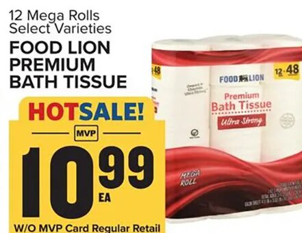 Food Lion Premium Bath Tissue at Food Lion