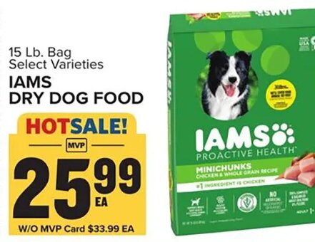 Iams Dry Dog Food at Food Lion