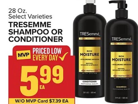 TRESEMME SHAMPOO OR CONDITIONER