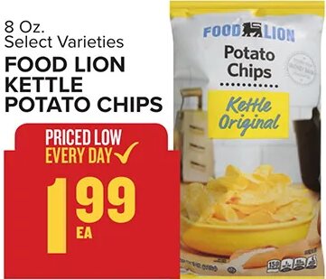 Food Lion Kettle Potato Chips at Food Lion