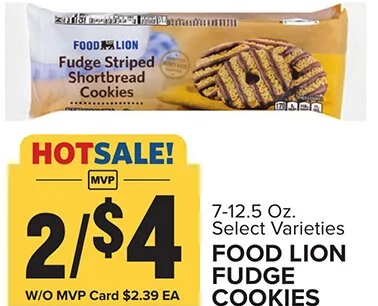 Food Lion Fudge Cookies at Food Lion